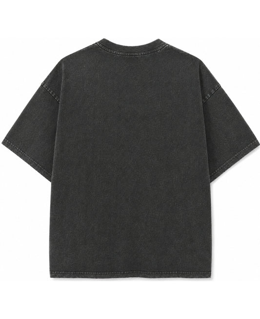 Vintage Fade Wash Oversized T-shirt Back Design